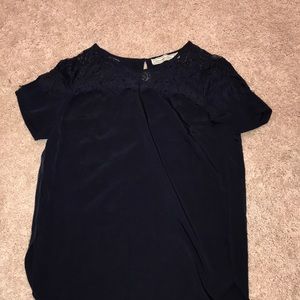 Lace neckline top from Abercrombie